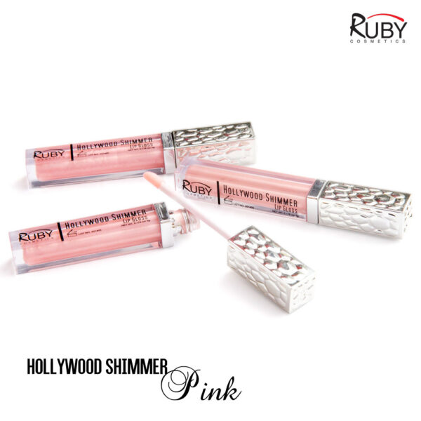 PINK - Hollywood Shimmer Lip Gloss - Image 3